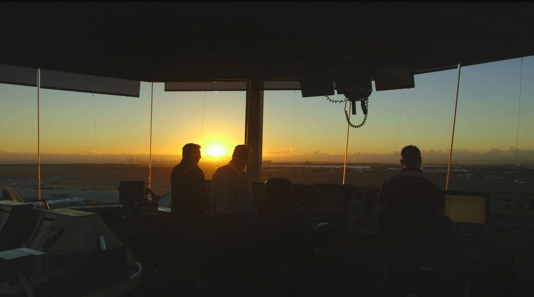 Tower controllers have a birds-eye view of aircraft as they arrive or depart from Brisbane Airport