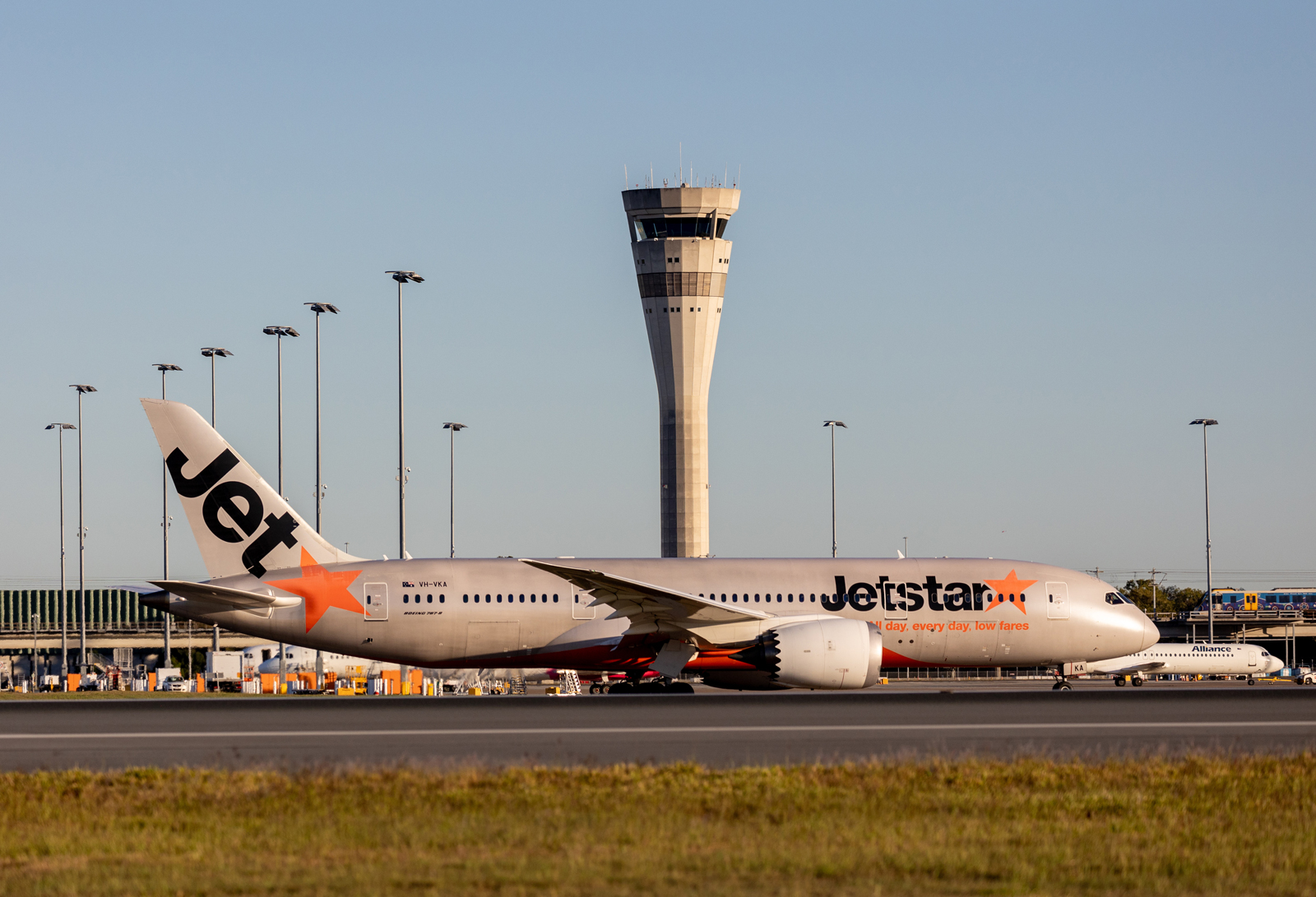 Jetstar at the Domestic Terminal