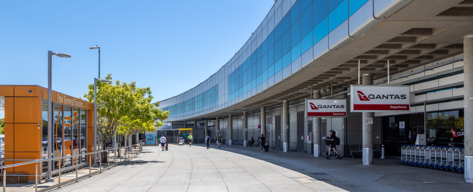 Brisbane Airport Domestic Terminal northern end towards Jetstar security screening