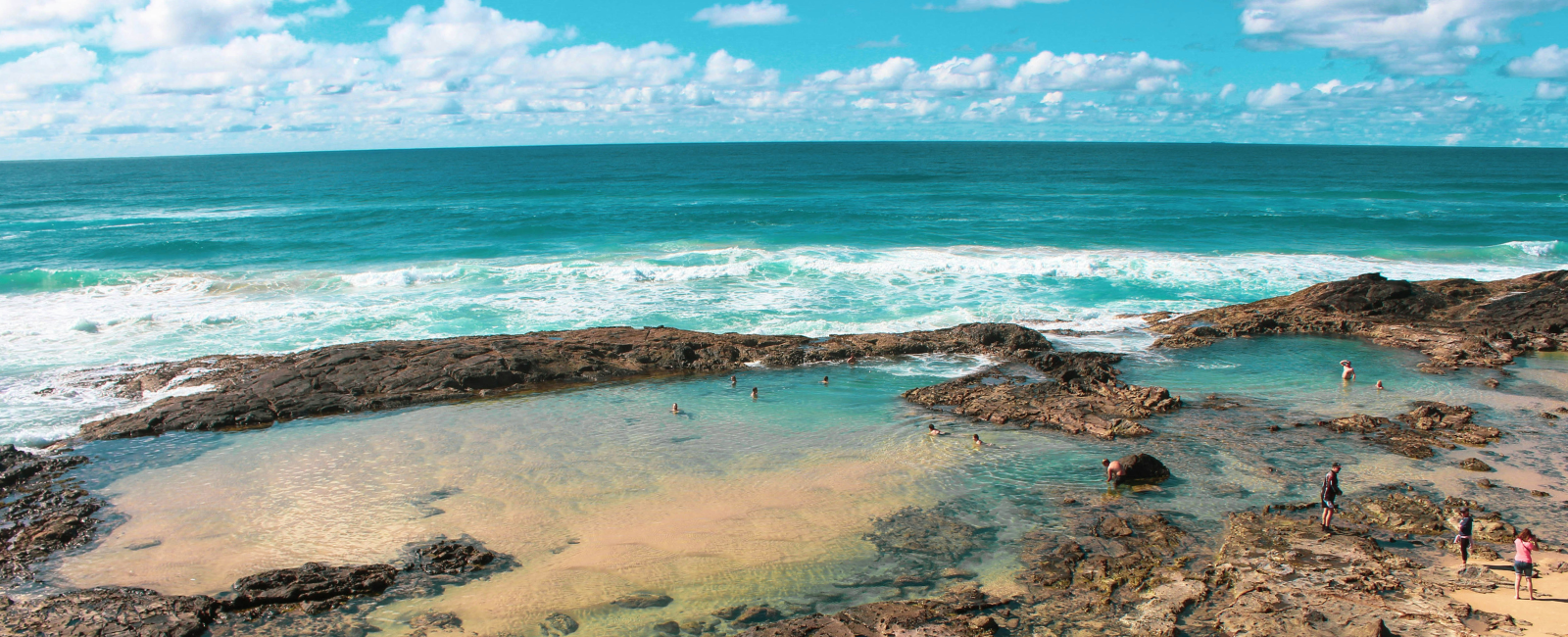 Rockpools on K'gari