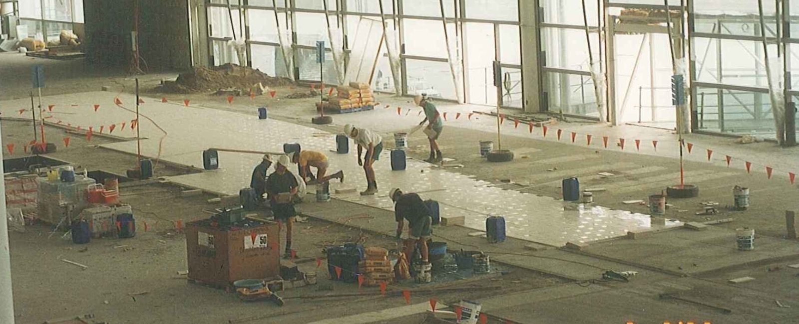 New International Terminal construction 1995