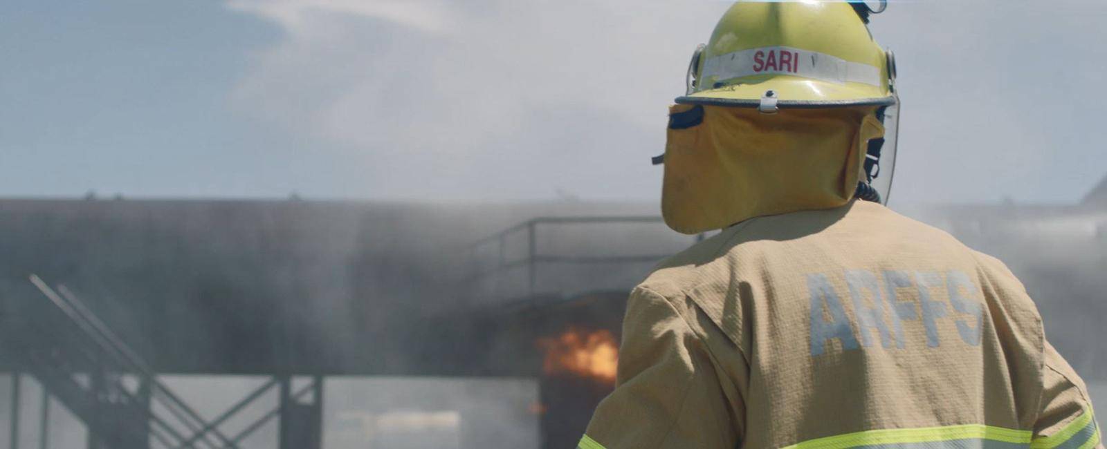 The drill ground at Brisbane Airport allows ARFF to conduct aviation drills 