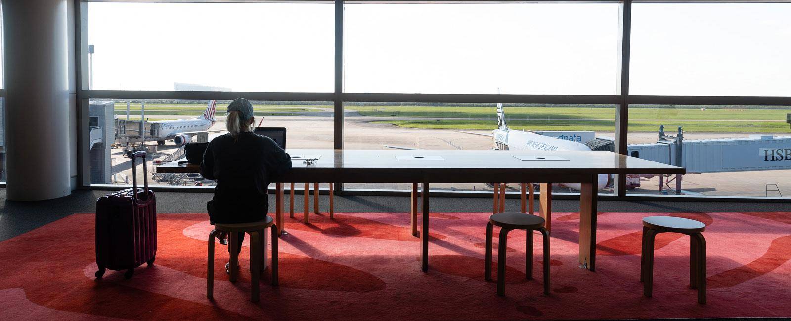 Solo travel at Brisbane Airport's International Terminal