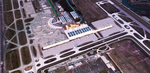 Artist impression of Brisbane Airport Terminal 3